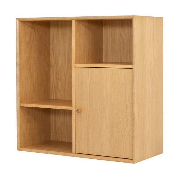 Модулна система от рафтове в дъбов декор в естествен цвят 70x70 cm Z - Tenzo-image-1