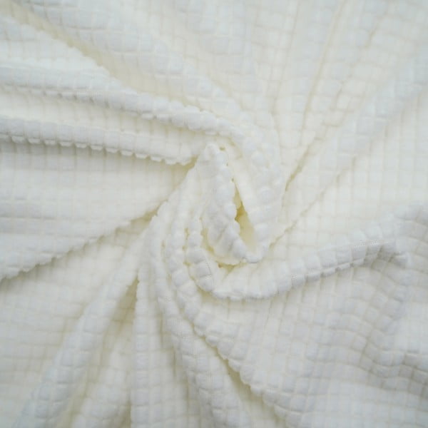 Кремаво триместно ластично покривало за диван Sacha – douceur d'intérieur-image-2