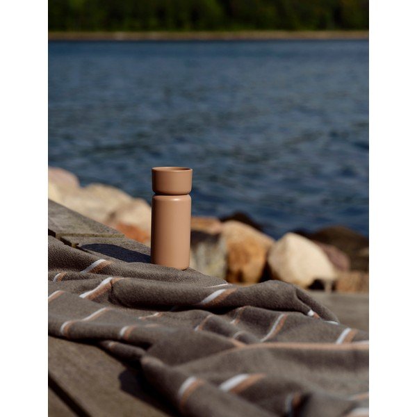 Кафява/бежова памучна хавлиена кърпа 70x140 cm Sauna – Zone-image-3