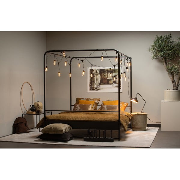 Черно метално двойно легло , 160 x 200 cm Bunk - vtwonen-image-1