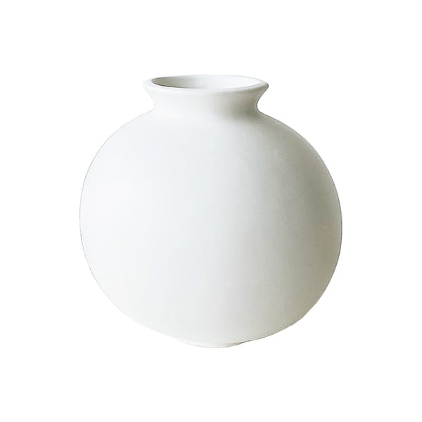 Бяла керамична ваза Toppy - Rulina