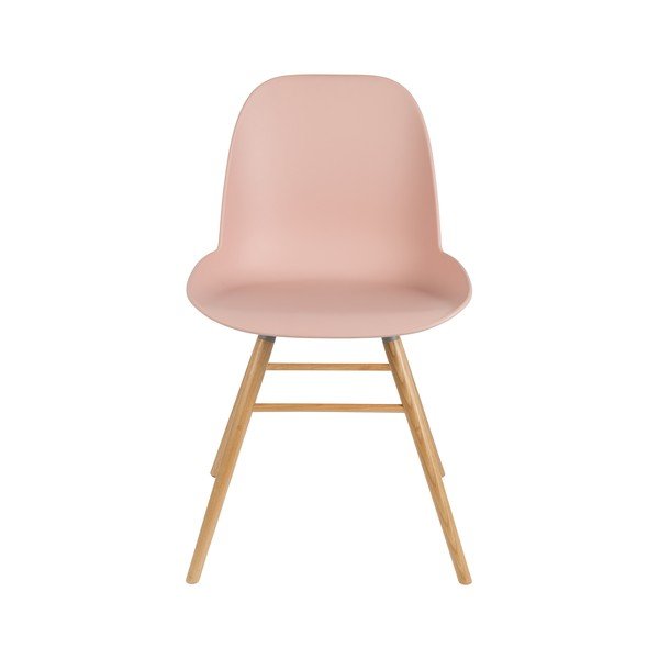 Светлорозови трапезни столове в комплект от 2 броя Albert - Zuiver-image-3