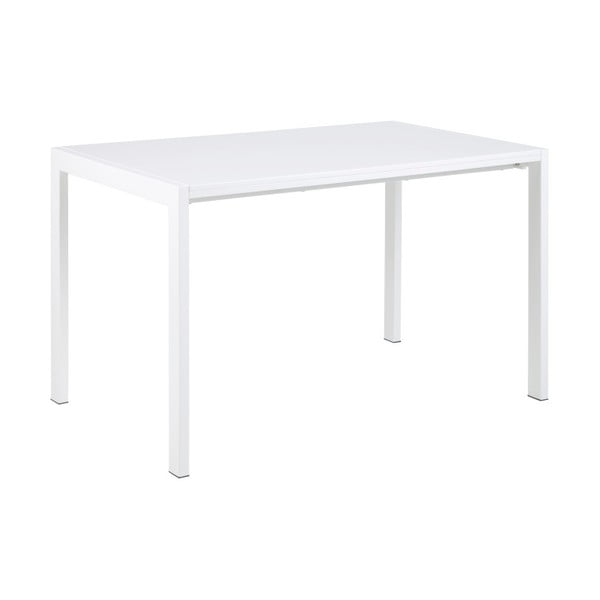 Bílý rozkládací jídelní stůl Actona Bristol, délka 126 - 206 cm