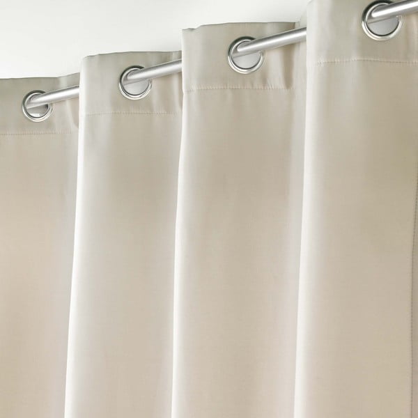 Бежово термо перде от микрофибър 135x260 cm Micropolar – douceur d'intérieur-image-1