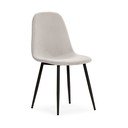 Кремави тапицирани трапезни столове в комплект 4 бр. Minka – Marckeric