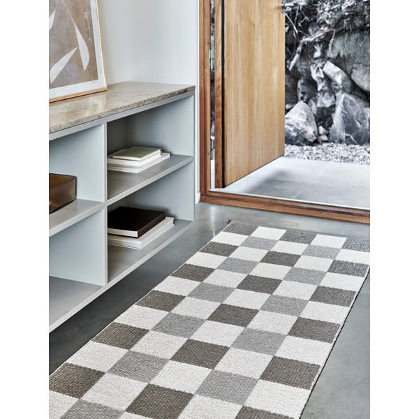 Бежова и кремава пътека за открито и закрито 70x300 cm Pix Dark Linen – Pappelina-image-2