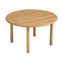 Кръгла масичка за кафе от масивен дъб в естествен цвят ø 70 cm Jena – House Nordic