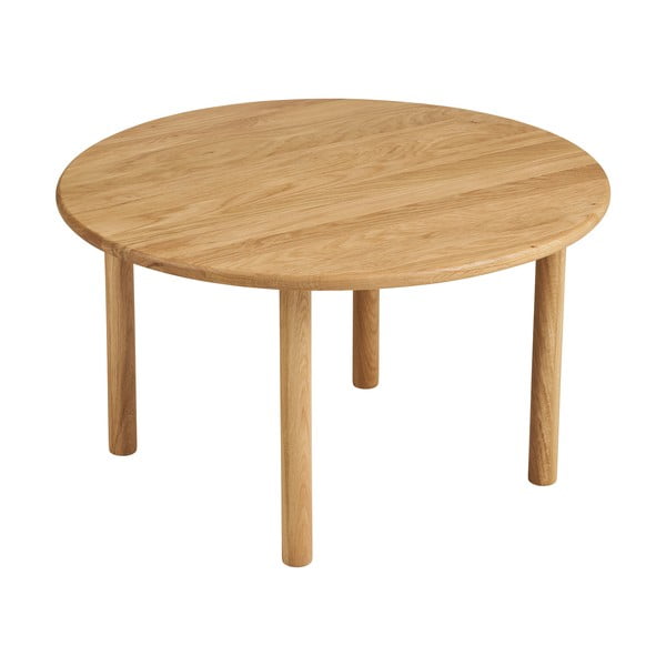 Кръгла масичка за кафе от масивен дъб в естествен цвят ø 70 cm Jena – House Nordic