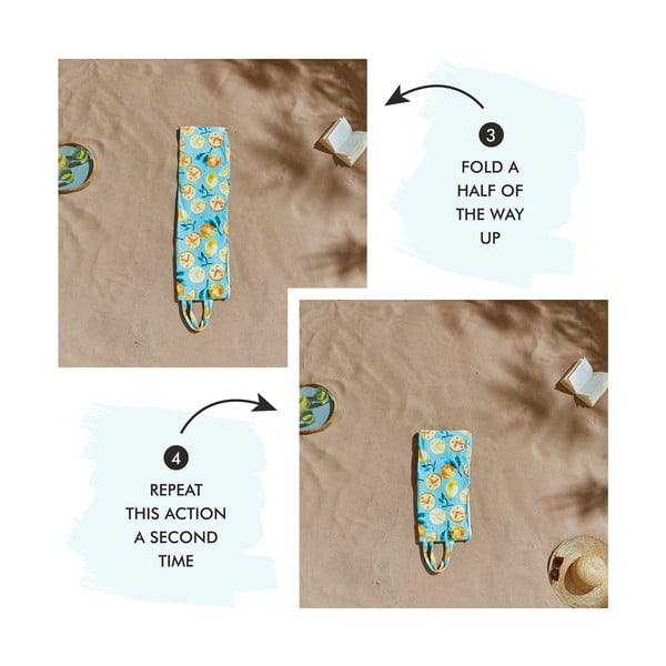 Zelená plážová osuška 150x75 cm Summer Fruits – Catherine Lansfield-image-1