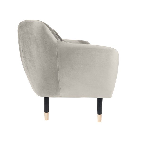 Кремав диван с черни крачета Mazzini Sofas Amelie, 188 cm-image-3