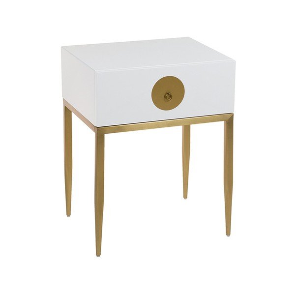 Бяло нощно шкафче Dot - Santiago Pons-image-1