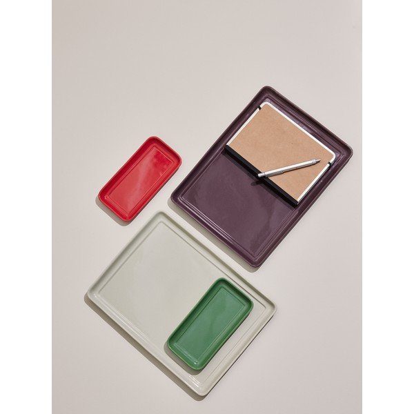 Керамични декоративни подноси 2 бр. 35x26 cm Amare – Hübsch-image-3