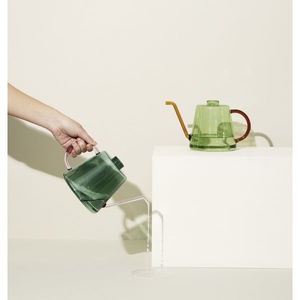 Стъклена лейка за поливане 1 l Flora – Hübsch-image-1
