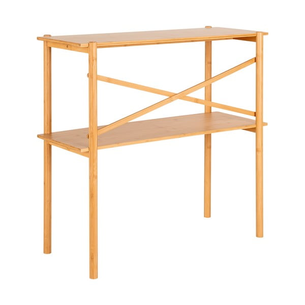 Бамбукова конзолна маса в естествен цвят 32x83 cm Manaus – House Nordic-image-2