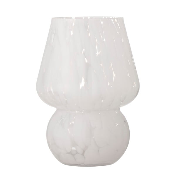 Бяла стъклена ваза Halim - Bloomingville