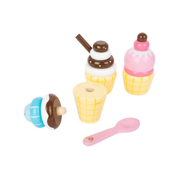 Детски дървен комплект за сладолед Cream Cone - Legler-image-4