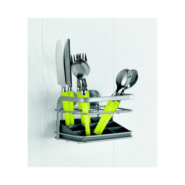 Монтиран на стената държач за прибори за хранене Eureka - Metaltex-image-1