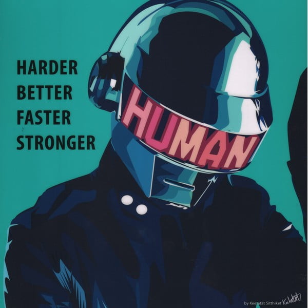 Obraz Daft Punk - Harder better faster stronger