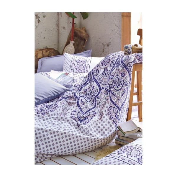 Памучно двойно спално бельо Vesta, 200 x 220 cm - Mijolnir-image-1