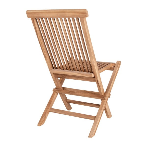 Дървени градински столове в естествен цвят в комплект от 2 броя Toledo - House Nordic-image-4