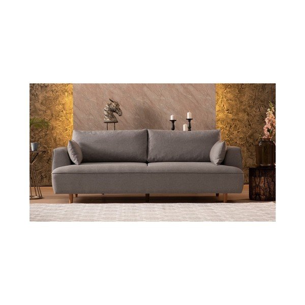 Светлосив триместен диван Felix - Balcab Home-image-4