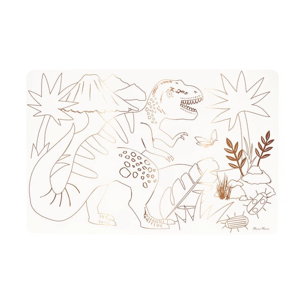 Хартиени подложки за хранене в комплект 8 бр. 28x42.5 cm Dinosaurs – Meri Meri-image-4
