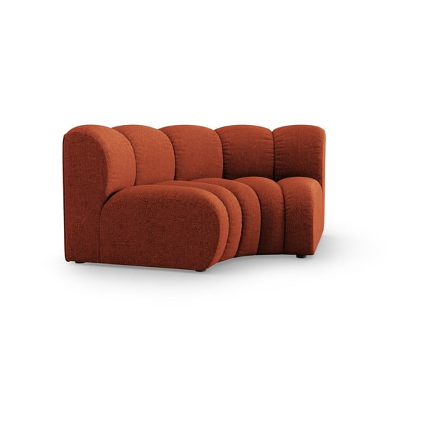 Шенилов модул за диван в тухлен цвят (променлив) Lupine – Micadoni -image-1