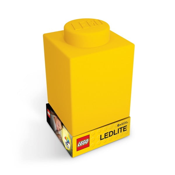 Жълта силиконова нощна светлина Brick Classic - LEGO®