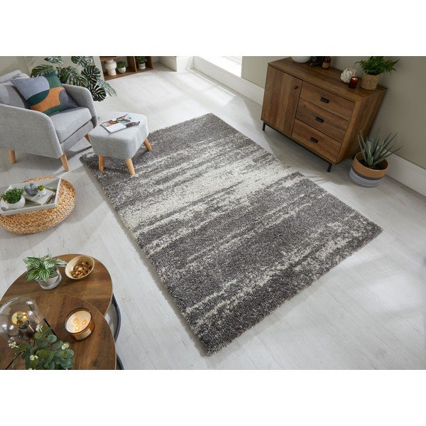 Сив килим , 160 x 230 cm Reza - Flair Rugs-image-4