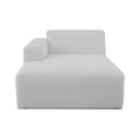 Бял модулен диван от букле (ляв ъгъл) Roxy – Scandic