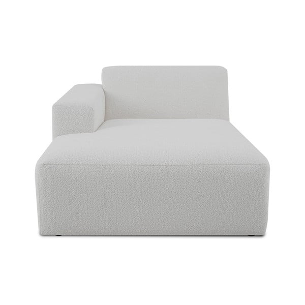 Бял модулен диван от букле (ляв ъгъл) Roxy – Scandic
