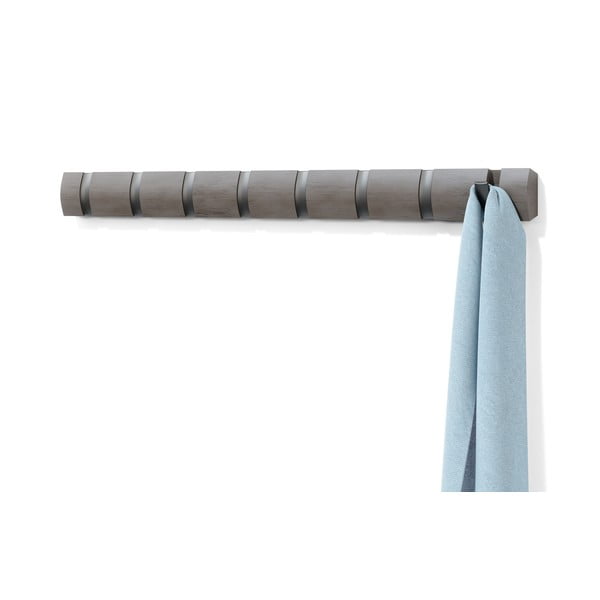 Сива стенна закачалка от тополово дърво Flip - Umbra-image-4