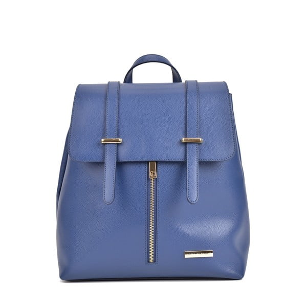 Modrý dámský kožený batoh Sofia Cardoni