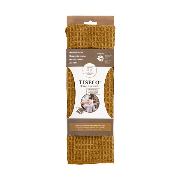 Кърпи за съдове в комплект 2 бр. от микрофибър 40x60 cm Waffle – Tiseco Home Studio-image-1