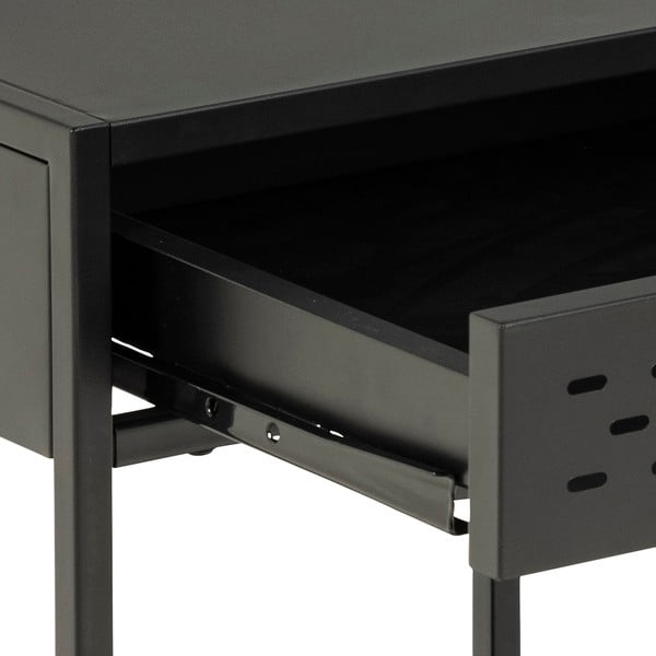 Черно нощно шкафче Newcastle - Actona-image-1