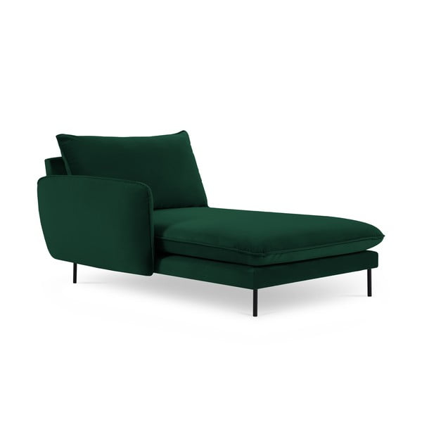 Тъмнозелено кадифено кресло за отдих (в левия ъгъл) Vienna - Cosmopolitan Design-image-3