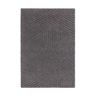 Антрацитен вълнен килим 160x230 cm Hague - Asiatic Carpets