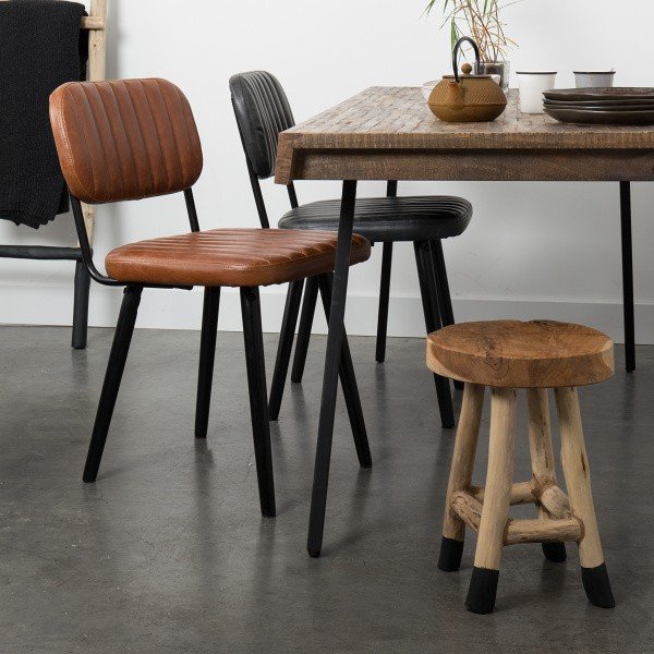 Стол от тиково дърво Harry - White Label-image-2