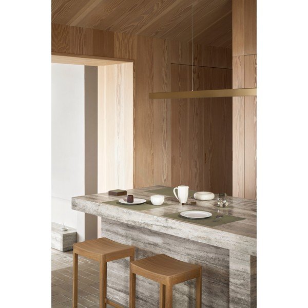 Кафява декоративна дървена кутия за съхранение 11x11x3 cm Square S – LIND DNA-image-1