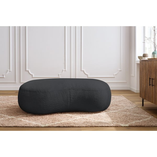 Тъмносива табуретка от букле Saint-Germain - Bobochic Paris-image-1