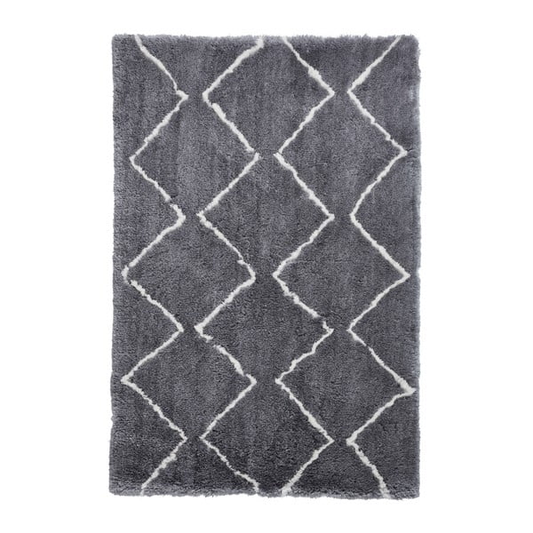 Тъмно сив килим Тъмно, 120 x 170 cm Morocco - Think Rugs