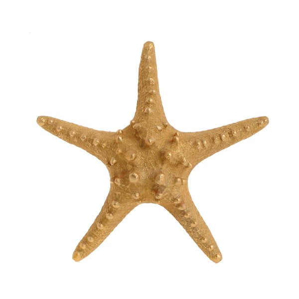 Декорация от морска звезда в златисто Море, ⌀ 25 cm - InArt