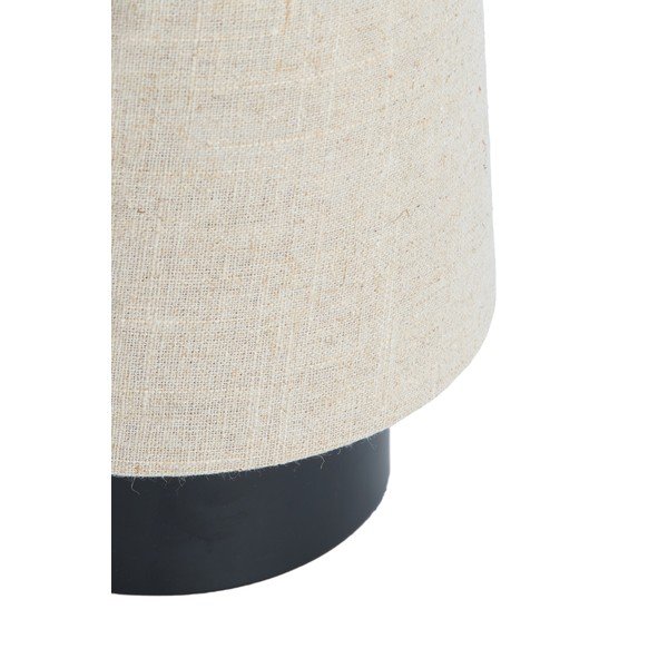 Бежова метална настолна лампа с текстилен абажур (височина 42 cm) Howie – Light & Living-image-4