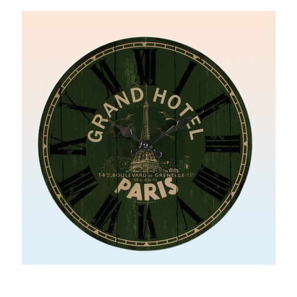 Nástěnné hodiny Grand Hotel Paris