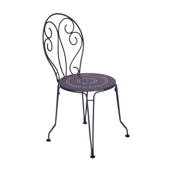 Lila kovová židle Fermob Montmartre