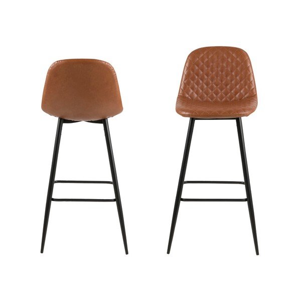Sada 2 barových židlí Actona Wilma Barstool Vintage-image-2