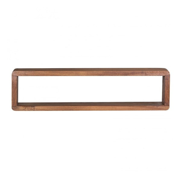 Комплект от 3 стенни рафта от масивна дървесина от шешъм BOHA - Skyport-image-3