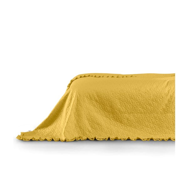 Жълта покривка за легло , 220 x 240 cm Tilia - AmeliaHome