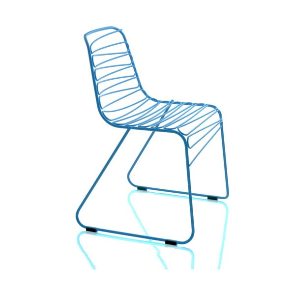 Modrá stohovatelná židle Magis Flux