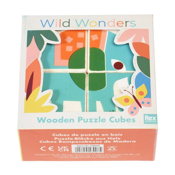 Дървени кубчета Wild Wonders – Rex London